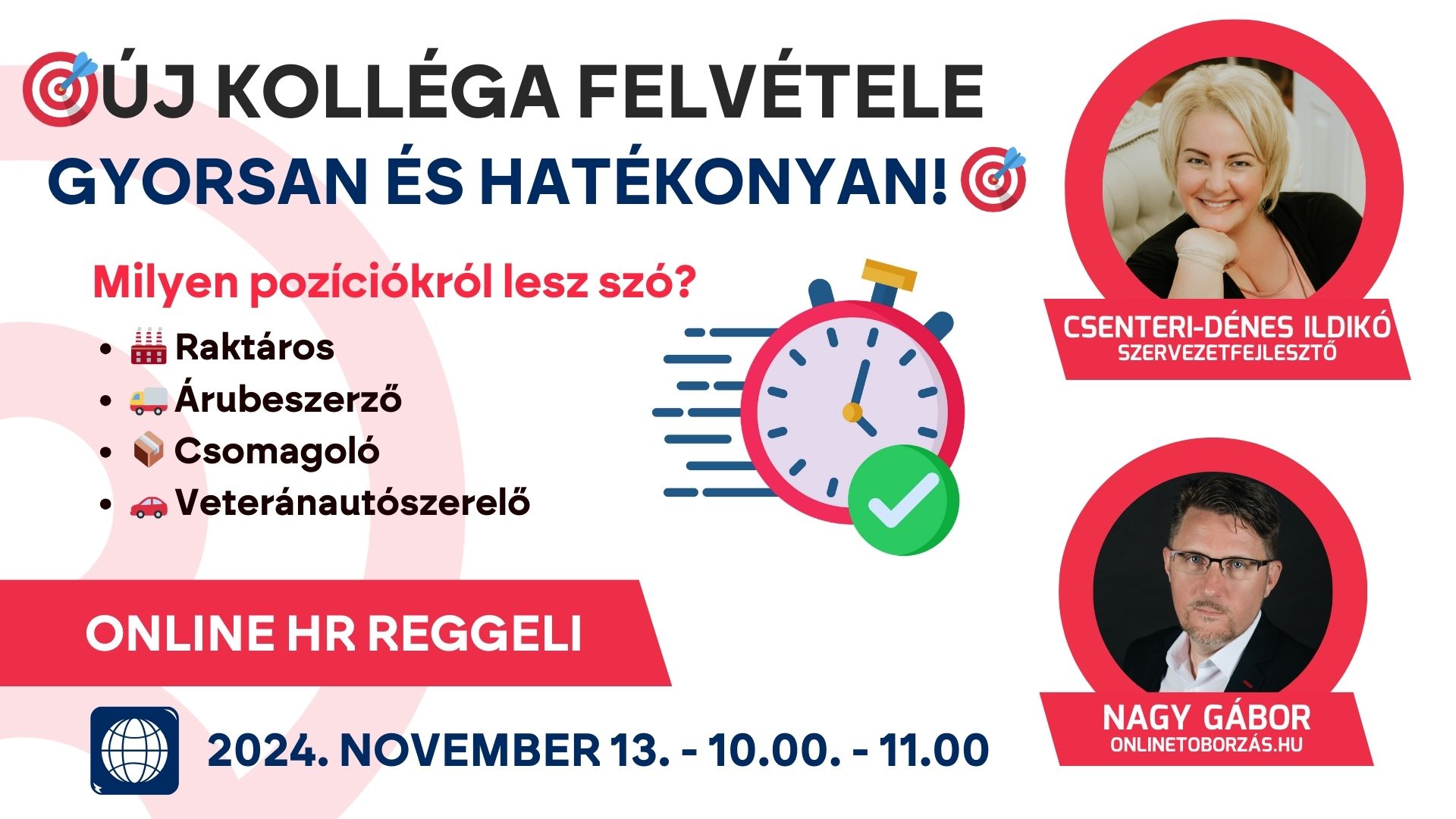 Új kolléga felvétele gyorsan és kevés időráfordítással